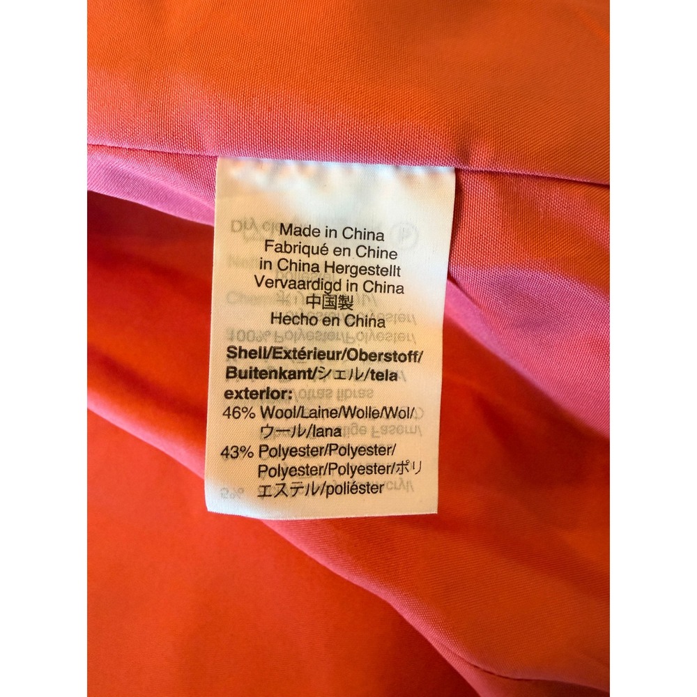 J. Crew Mercantile City Coat Petal‎ Pink Wool Blend Stadium Coat Spring Jacket 6 - Picture 12 of 13